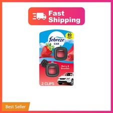 Febreze Car Air Freshener Odor-fighting Automotive Vent Clip Scented Car Ac...