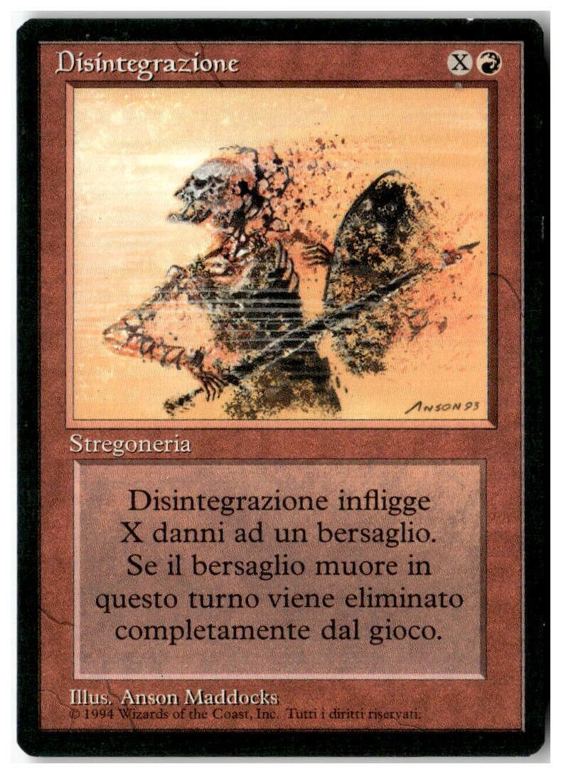 MTG Disintegrate - Fourth Edition (Foreign Black Border) MP