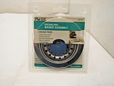 Plumb Works Kitchen Sink Basket Assembly Chrome Finish 6791140