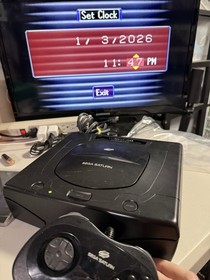 Sega Saturn Console Tested Working Great Shape! Rare Retro Vintage Sega
