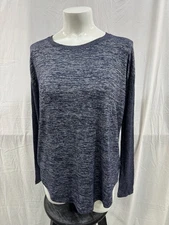 NWT GAP Classic Blue Long Sleeve Top Size Medium Tall
