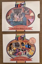 2002 Australia Baby Coin Set Koala Baby Outback Windmill $2 $1 50 20 10 5 
