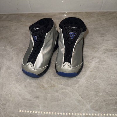 RARE 2004 Toddler Nike Little Hoop Vince Carter Zip Up Silver Shox Shoes 5c