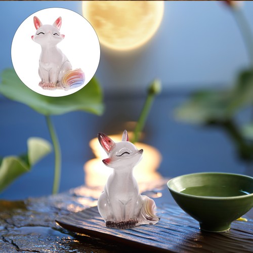 Tea Pet Small Cartoon Fox Figurine Kung Fu Tea Decor Supply Tea Room ...