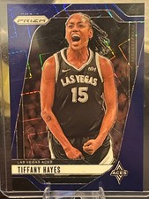 2024 Panini Prizm WNBA Prizm Basketball Tiffany Hayes-#81 Blue Velocity Prizm