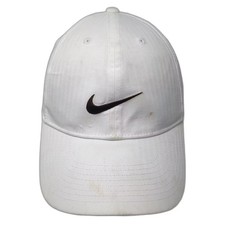 Nike Baseball Cap White Black OS Dri-FIT Legacy91 Embroidered Adjustable Hat