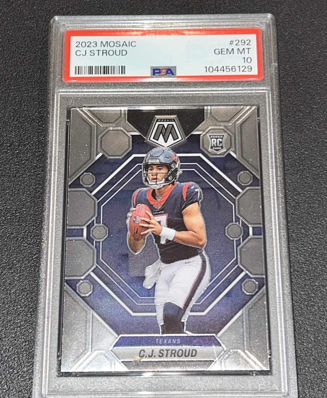 2023 Panini Mosaic C.J. Stroud #292 (RC) PSA 10 GEM MINT