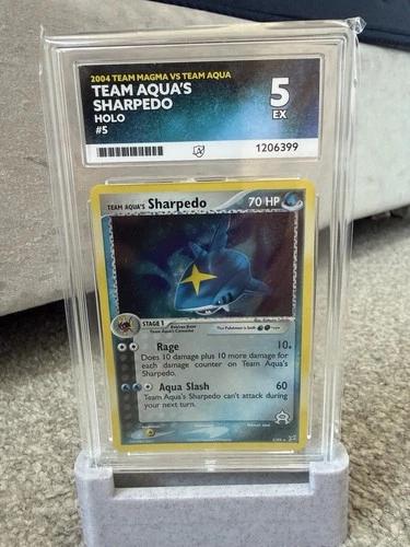Pokémon TCG Sharpedo 2004 Holo Ace Grading