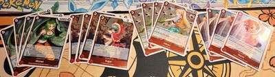 One Piece Heroines Edition EB-03 Full Playset(4 of each card) -  Red Rares