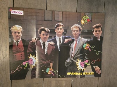 Spandau Ballet / Christopher Lambert  - Mega big poster - Italy 55 X 40 cm 1986