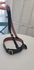 Vintage JAY-PEE 36 Top Grain Bridle Cowhide Holster Belt W/Shoulder Strap