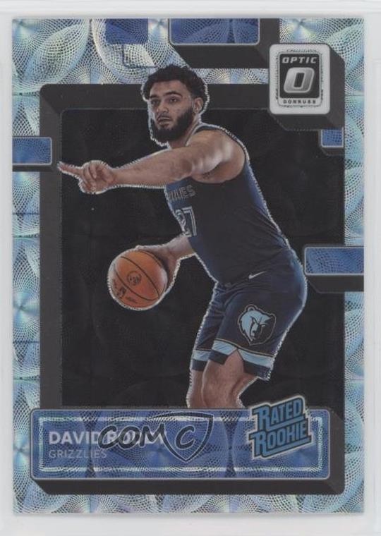 2022 Donruss Optic Rated Rookie Premium Box Set Prizm /249 David Roddy #225 15s4