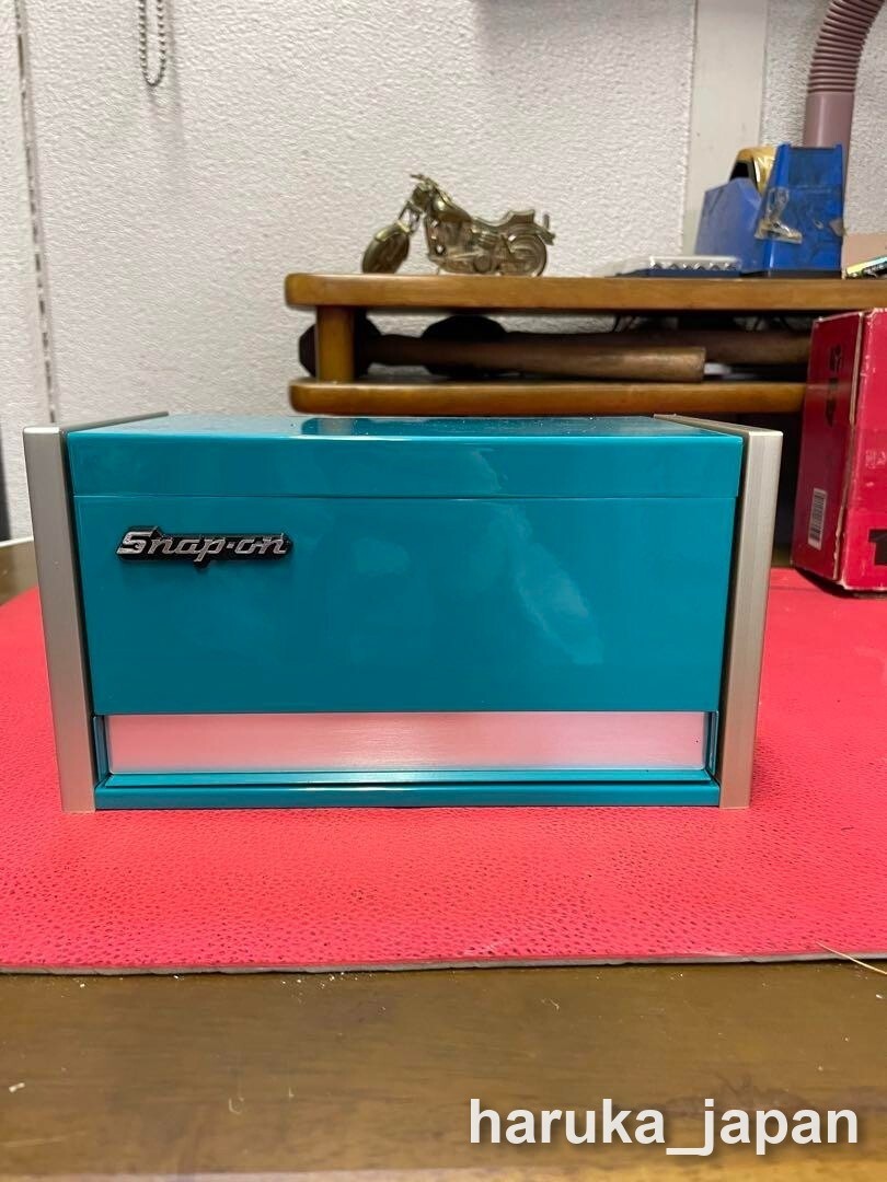 Snap-On Toolbox Teal Miniature Top Tool Box Base Cabinet LOGO | eBay