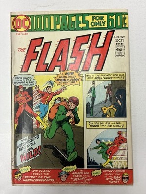 The Flash #229 Professor Zoom, Black Hand, Kid Flash 1974 Bronze Age DC Comics