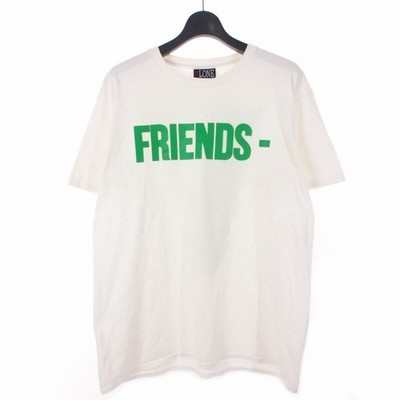 VLONE FRIENDS TEE Tshirt Cut and Sew Kurzarm L Weiß Herren
