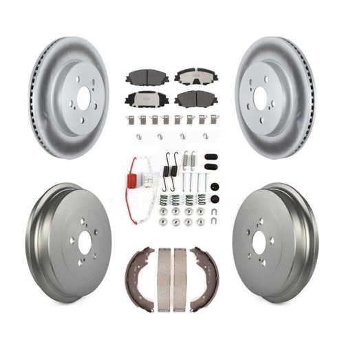 Transit Auto KGT-102918 Brake Disc and Pad Kit Front & Rear for Toyota Corolla - Picture 1 of 12