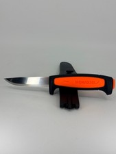 NEW Mora Basic Utility Knife 511 Black/Orange 14401 / Carbon Steel Black Sheath