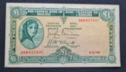IRELAND 1949  £1  LADY  LAVERY (28B) BANKNOTE