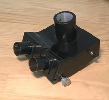 Orthoplan Trinokulartubus 30 mm, Ernst Leitz Wetzlar, Mikroskop Zubehör, Staub