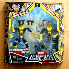 Hasbro Marvel Legends WOLVERINE & FORGE Action Figure 2 Pack X-MEN Blue & Yellow
