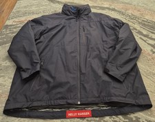 Helly Hansen Jacket Mens 3XL   Hooded Helly Tech Protection Sailing Blue