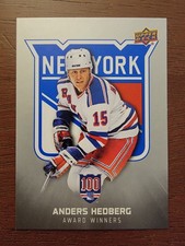 2025-26 Upper Deck New York Rangers Centennial-Award Winners Anders Hedberg #162