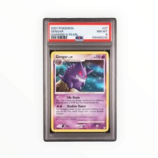 Pokemon Gengar #27 2007 Diamond & Pearl PSA 8 POP 49 on eBay