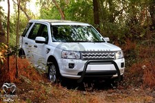 LAND ROVER FREELANDER 2 Bull Bar Black Nudge Bar Push Grill Front Bar 2007-2014