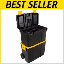 Stackable Tool Box Combo - Tough Latches, Removable Trays