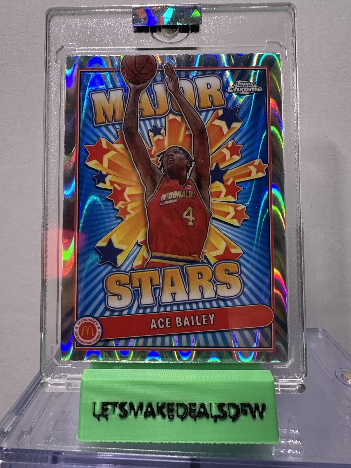 2024 Topps Chrome Mcdonald's All American - Major Star Ace Bailey #SES-AIB Blue