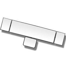 15" Rear View Mirror with Baby Mirror, Clip on Wide Angle Car Interior