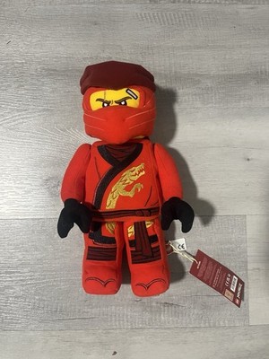 Lego NINJAGO Kai Ninja Warrior Toy Plush Stuffed Minifigure Character Red NEW