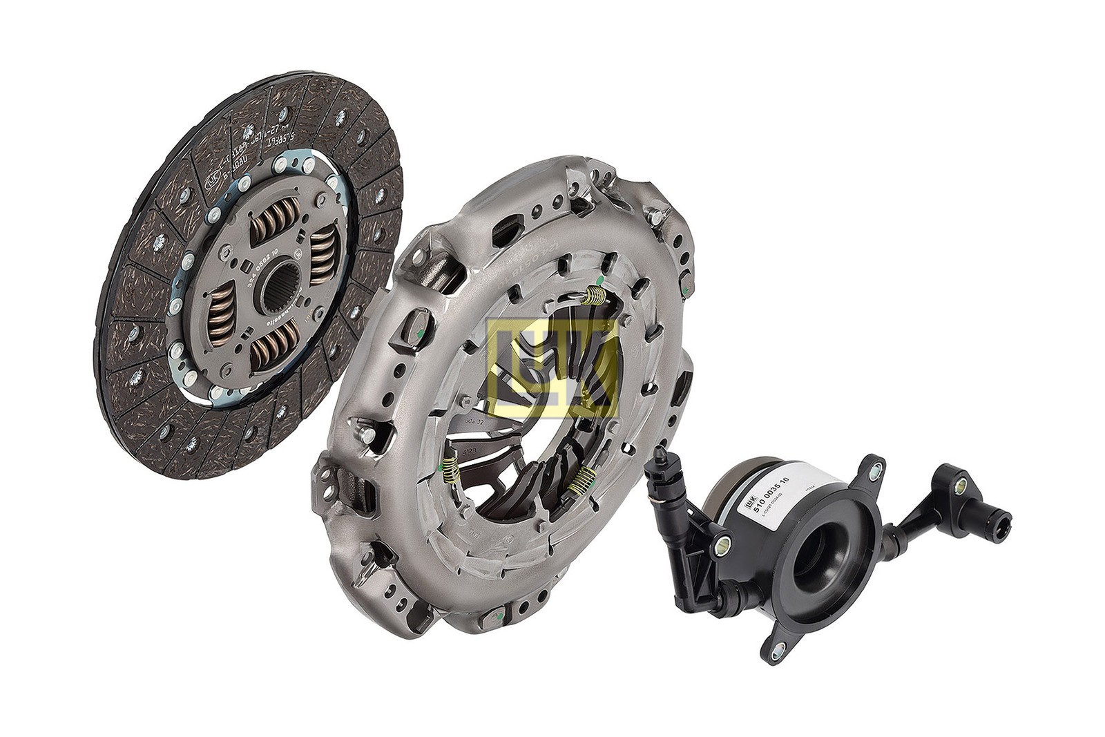Clutch Kit 3pc (Cover+Plate+CSC) fits MERCEDES VITO W447, W639 2.2D LHD Only LuK - Image 5