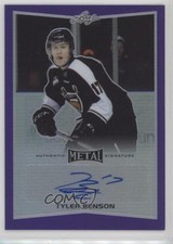 2015-16 Leaf Metal Purple Prismatic 9/15 Tyler Benson #BA-TB2 Auto 1p0