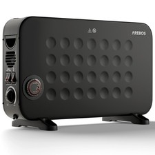 AREBOS Tragbarer Konvektor 2000 W Heizgerät Heizkörper Heizung Elektro-Heizer
