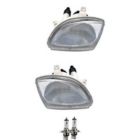 Halogen Scheinwerfer Set H4 FüR Fiat Seicento/600 Inklusive Lampen