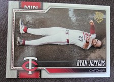 Topps 2026 Series 1 Ryan Jeffers Golden Mirror SSP Parallel #315 Minnesota Twins