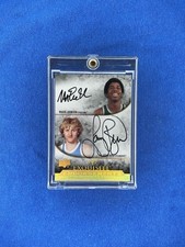 2012-13 UD Exquisite Magic Johnson /Larry Bird HOF Dual  AUTO TRUE 1 Of 1