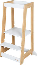 Torre Di Apprendimento in Legno - Bicolore - Sgabello Sicuro per Bambini - Ideal