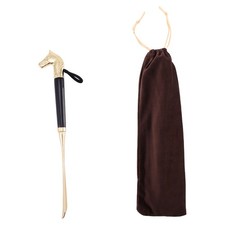 2pcs Shoe Horn Long Handle Shoehorn Creative Horse Shape Tip Shoe Lifter 1pc
