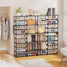 Large Shoe Rack Organizer for Entryway Closet 72-80 Pairs 10-Tier Heavy Duty ...