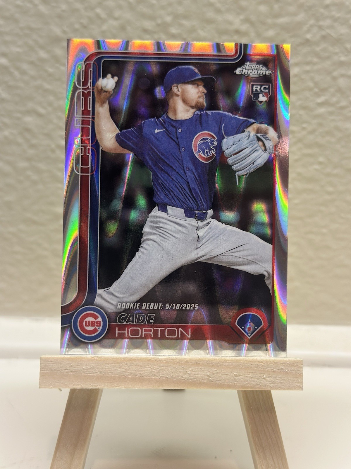 2025 Topps Chrome Update - Cade Horton #USC102 Rookie Debut Raywave Refractor RC