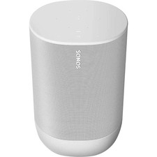 Sonos Move Battery-powered smart speaker, Wi-Fi Bluetooth - Lunar White -Refur