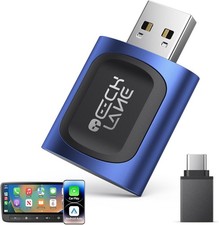 Wireless CarPlay Android Auto Adapter 2 in 1 USB C A 5G WiFi BT 5.4 Plug and