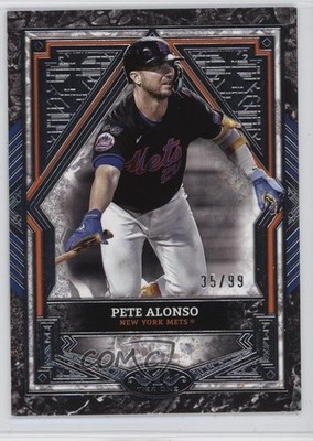2025 Topps Tier One Silver Foil 35/99 Pete Alonso #63 o7m