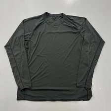 Patagonia Capilene Shirt Mens Size XL Gray Long Sleeve Pullover Base Layer