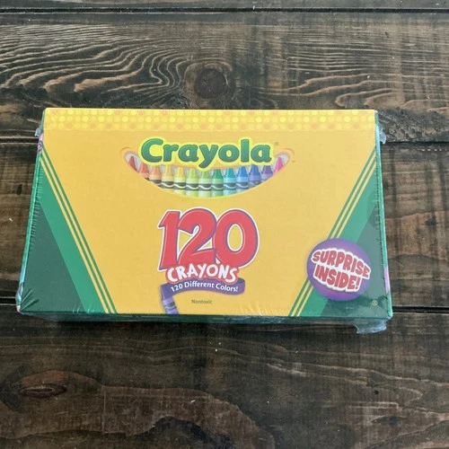 2007 Crayola 120 CT Crayon Pack Factory Sealed With Surprise Inside