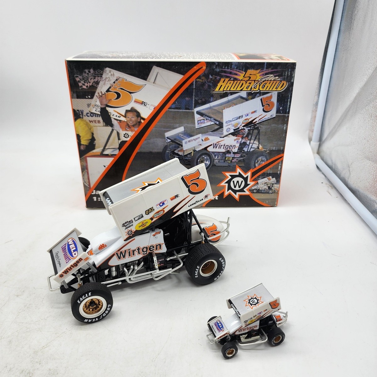 25S GMP Jac Haudenschild Wirtgen 1:50 & 1:18 Sprint Car Set #5