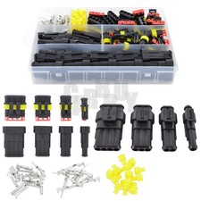 26 Sets Waterproof Car Electrical Connector Terminals Auto Wire Plug 1 2 3 4 pin
