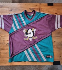 NHL Anaheim Mighty Ducks vintage ice hockey jersey size 164cm ‘90s / ‘00s